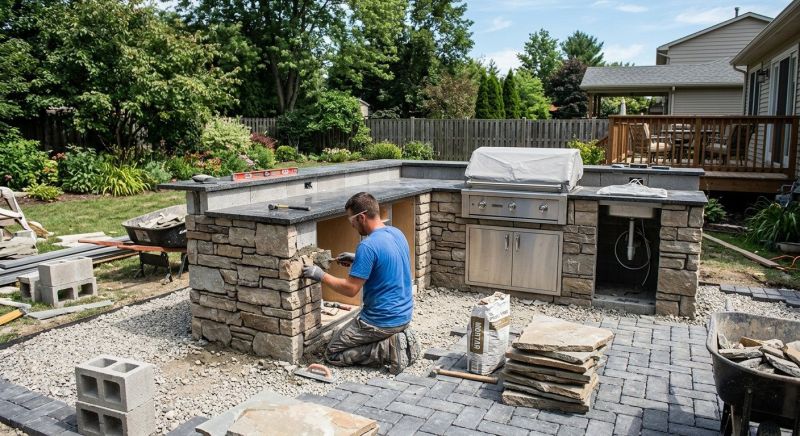 Outdoor Kitchen Construction in Houston, TX