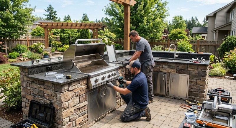 Outdoor Kitchen Remodeling in Conroe, TX